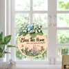 Plantilla Popular de Flores Silvestres de Amazon para Impresión DIY y Diseño de Letreros para Puertas de Arte de Pared