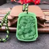Nuevo estilo imitación Jade Dragón y Fénix colgante dragón y fénix Chengxiang esmalte colgante puesto callejero colgante de jade al por mayor