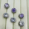 Aretes de Zirconia Rosa, Personalizados, Aretes Sexys y Exquisitos, Lujo Accesible Diseño de Nicho, Aretes de Gama Alta a la Moda y Versátiles para Mujeres