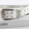 Qin Kunyi Europeu e Americano Simples Pin Fivela Punk Couro Genuíno Feminino Retro Feminino Estudante All-match Strass Decorativo Cinto de Couro Na Moda