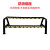 Suporte de halteres comercial transfronteiriço de 2 camadas e 10 pares Rack de armazenamento de halteres de ferro de ângulo médio Rack de halteres de duas camadas e 10 pares