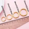 Anillo de Apertura de Resorte de 20-35 mm, Llavero de Anillo de Resorte Universal Redondo, Accesorios para Joyería DIY al por Mayor