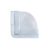 Protetor de canto anticolisão de canto de mesa Soft Anti-colisão Ângulo reto Bolsa Armário de mesa Armário Capa protetora de vidro de canto Pasta de silicone transparente
