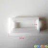 Base de parafuso de assento de vaso sanitário antigo acessórios de tampa de vaso sanitário trava de fundo retangular fixação de montagem inferior porca de fixação haste de parafuso redonda de plástico