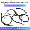 Motocicleta Cg125 Zhujiang Zj Cabo de Embreagem Porta de Combustível Quilometragem Velocidade Cabo de Freio Adequado para Qianjiang Happiness