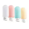Frascos Dosadores de Cosméticos Kit de Viagem Limpador Loção Shampoo Gel de Banho Tubo Macio Portátil Frascos Vazios para Apertar
