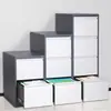 Gabinete de Archivo Tipo Cajón con 2, 3 o 4 Compartimentos, Caja para Tarjetas, Gabinete para Documentos, Gabinete de Archivo, Gabinete de Archivo con Compartimentos Opcionales