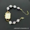 Nuevo Reloj de Dama Palaciego de Moda Europeo y Americano con Diamantes Pulsera de Perlas de Agua Dulce Venta Directa de Fábrica Suministro Transfronterizo