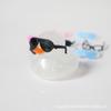 Gafas de sol de patito amarillo accesorios de diadema de pato social tienda de té de leche mini barrio No. 8 accesorios de gafas de pato
