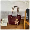 Bolsa Casual Simple de Gran Capacidad para el Trabajo al por Mayor para Mujer Nueva Moda Bolso Tote de Trabajo Versátil para el Hombro