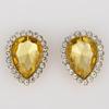 En stock 14*18 gota de agua taladro de cristal flor corazón taladro hebilla costura a mano taladro tocado accesorios para el cabello boda juguete ropa accesorios DIY