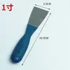 Espátula de Plástico Azul 2 pulgadas Raspador de Limpieza Espátula de Acero Inoxidable Paleta Espátula Venta al por Mayor