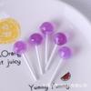 Simulación de comida y juego planeta piruleta DIY teléfono móvil cadena llavero colgante hecho a mano material crema pegamento resina accesorios