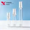 Material PP Suministrado Directamente L10ml L15ml 5ml Vacío Conveniente Botella Dispensadora de Muestras Spray Loción Presión Botella de Vacío