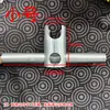 Válvula de linha única de tamanho médio em PVC/PPR/PE chave de esfera de plástico chave para válvula de esfera de plástico