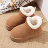 Botas de Nieve Antideslizantes Versátiles para Mujer 2025 Otoño e Invierno Moda Nueva Cálidas y Cómodas Botines Cortos para que las Mujeres Usen al Aire Libre
