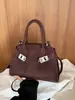 Bolsa Boston Manual de Nicho Retrô Transfronteiriça Feminina Nova Moda 2026 Versátil Casual para o Dia a Dia Ombro Único Transversal