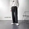 Pantalones casuales de moda para hombre, pantalones rectos cómodos y adelgazantes para otoño e invierno, pantalones de estilo retro americano