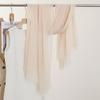 Exclusivamente para Ventas Transfronterizas|Bufanda Transpirable con Protección Solar y Tacto de Algodón y Lino|Bufanda Cómoda, Delgada, con Caída y Sin Diferencia de Color|Pedido Mínimo de Una Pieza
