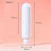 Botella de Loción Tónica Cosmética 80-120ml Blanca Botella Spray Hidratante Plástico PET Botella de Presión Invertida
