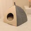 Jaula Recta de Fábrica para Mascotas, Jaula Triangular Cerrada para Gatos, Jaula Pequeña Cómoda para Todas las Estaciones, Artículos para Mascotas