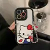 Modelo de soporte Hello Kitty Adecuado para Funda de Teléfono Móvil Apple 17 Iphone16Pro Xiaomi Oppo Anticaídas Funda de Cobertura Total