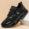 Nuevos zapatos deportivos para hombre, zapatos de malla transpirable fly-knit, zapatillas de correr con suela gruesa para aumentar la altura, zapatos deportivos para jóvenes, zapatos casuales para hombre