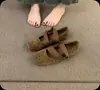 Zapatos Mary Jane Cuadrados Retro Coreanos de Lunares con Tacón Oculto 2026 Otoño Nuevos Bailarinas Planas Zapatos Mocasines