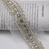 Renda com Diamantes de Malha Bordada à Mão diy Renda Pesada Plaquete Punho Roupa Acessórios Hanfu Atacado