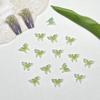 30 Piezas joyería de mariposa luminosa para manicura al por mayor simulación impresión y teñido tridimensional mariposa elfa DIY funda de teléfono decoración de uñas