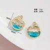 [Serie Oceánica] Colgante de Cola de Sirena Estrella de Amor Incrustada Colgante Hecho a Mano DIY Accesorios para Pulsera Collar