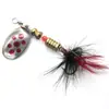 Conjunto de Iscas Spinner para Pesca de Tubarão, Spinner Rotativo, Spinner de Manivela Manual, Spinner de Metal, Isca de 3g a 7g, Isca Artificial.