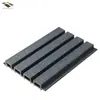 Tablero de Gran Muralla Coextruido Madera-Plástico Tablero de Decoración de Pared Exterior HDPE Patrón Agrietado Nueva Textura Anticorrosión Tablero de Pared Exterior para Patio