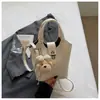 Bolso tipo cubo de comercio exterior transfronterizo para mujer, Bolso de mano estilo cesta de verduras de primavera, Bolso de hombro y bandolera versátil de alta gama, Moderno