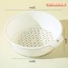 Cesta Drenante de Doble Capa para Lavar Verduras, Bandeja de Plástico para Frutas de Cocina Doméstica, Cesta con Filtro de Agua para Verduras, Cesta para Lavar Verduras y Frutas