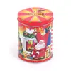 Lata de Música de Natal Embalagem de Presente de Páscoa Lata Redonda com Lata de Música Personalizada de Grau Alimentício