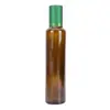 Fabricantes de botellas de vidrio al por mayor botella de 500ml para té aceite de oliva botella de aceite de nuez botella de aceite de sésamo botella verde oscuro para salsa vinagre botella vacía