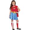 Traje de Superheroínas DC Marvel Vestido Infantil Mujer Maravilla Capitana Marvel Batman Iron Man