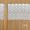 Encaje Algodón Encaje Decoraciones Infantiles Accesorios DIY Bordar Soluble en Agua Fabricante Punto Hilo de Algodón Código de Barras Encaje