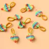 Accesorios para el Festival del Bote del Dragón Bolsitas Perfumadas Bordado Hecho a Mano DIY Tejido de Cuerda de Cinco Colores Zongzi Estilo Antiguo Hojas Iridescentes Accesorios Venta al por Mayor