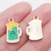 Nuevo Dibujo Animado Goteo de Aceite Trébol de Cuatro Hojas Irlandés Sombrero Botas Globo de Suerte Colgante de Aleación Accesorios para Joyería DIY