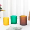 Copos Porta-Velas de Vidro, Copos para Velas Aromáticas, Atacado Personalizado Transfronteiriço Resistente a Altas Temperaturas Espessado Colorido Recipiente Aromático com Logo