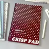 Coleção de cadernos A4 finos e crocantes, caderno pautado, design de alta qualidade, adequado para estudantes se preparando para exames de ingresso à pós-graduação, extra-grossos, com múltiplas colunas, para rascunho e prática, para exportação
