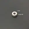Arruela de vedação isolante de cerâmica resistente ao desgaste e a altas temperaturas, com anel de cerâmica de alumina e resistente à corrosão (pacote com 10).