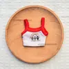 Ropa para muñeca de 10 cm, camiseta de manga corta, chaleco para muñeca, colección de atuendos para muñeca Labubu de 17 cm