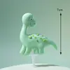 Nueva decoración de pastel de dinosaurio de arcilla blanda, inserto para hornear, muñeco de dinosaurio de cumpleaños, modelo de muñeca, vestido de muñeca, adornos de postre