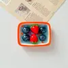 Imán para Refrigerador de Fruta Pan Pastel Comida Accesorios de Resina Adornos DIY Juguetes Comestibles Accesorios Adornos de Imán para Refrigerador