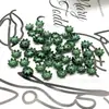 Concha de imitación ABS nacarada flor de loto de ocho pétalos soporte para flores de loto abanico para grupo de novias horquilla antigua DIY pendientes columpio corsage