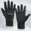 Guantes Táctiles Unilaterales para Hombre para Ciclismo, Antideslizantes, Forrados de Felpa, Engrosados, a Prueba de Frío, Cálidos, Impermeables, Cortavientos, a Prueba de Lluvia, de Dedos Completos