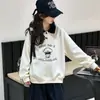 Conjunto de polo e moletom para meninas, novo conjunto estiloso casual estilo coreano 2026 para crianças maiores, conjunto de duas peças